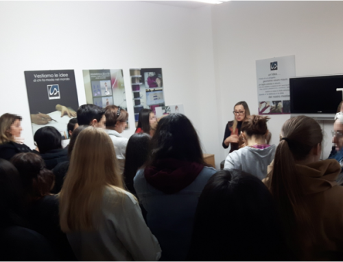 Moda, scuole superiori in visita nel laboratorio di Crea-Si