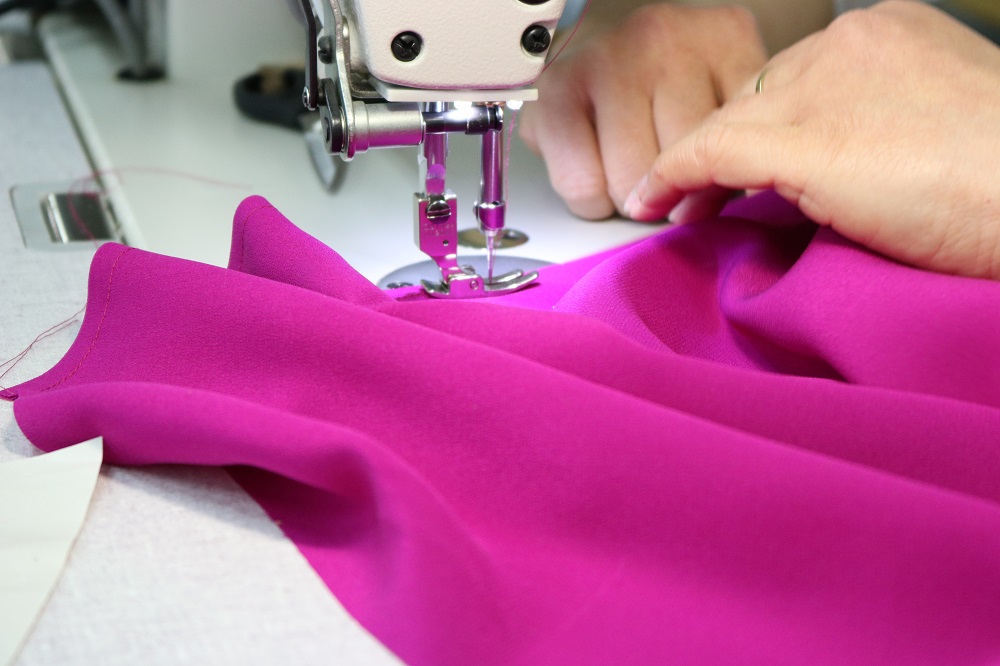 working with silk fabric