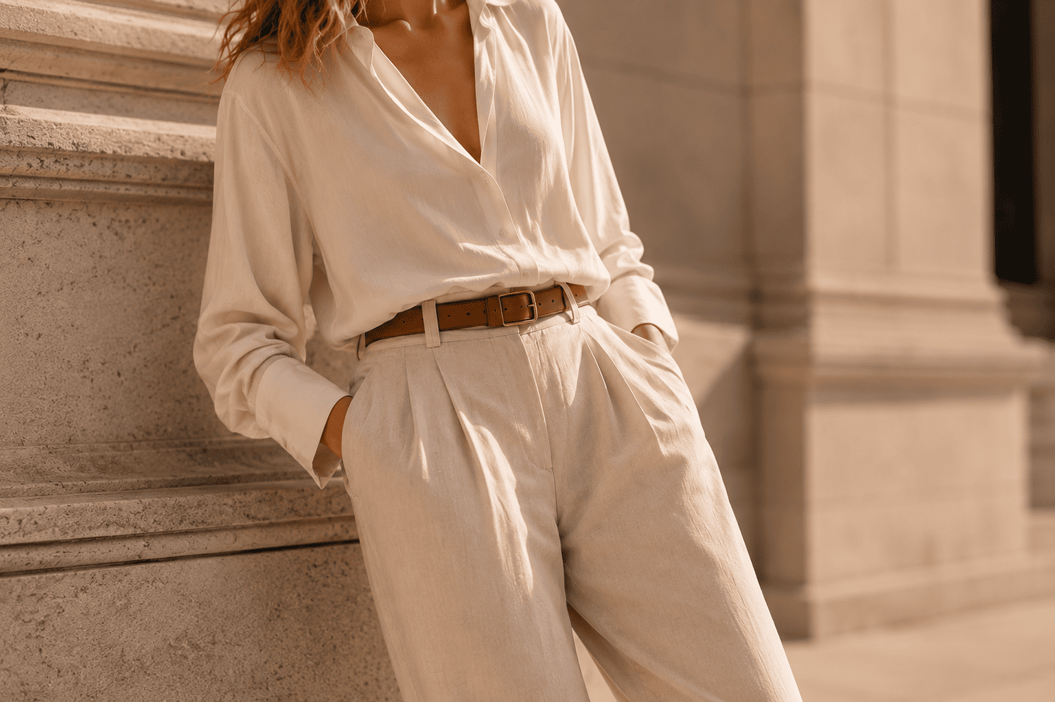 collezione-stagionale-donna Modella con abito di produzione sartoriale donna