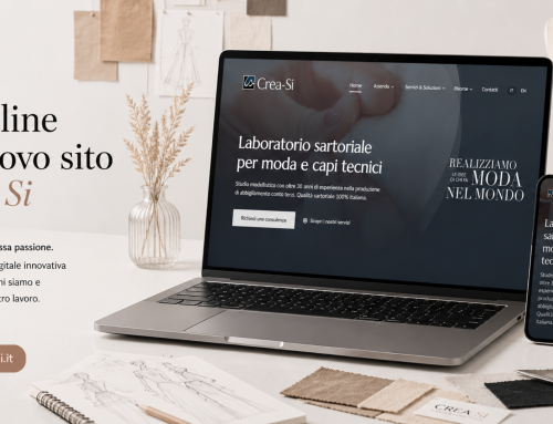 Online il nuovo sito di Crea Si: studio modellistico tra artigianato e innovazione nel settore moda